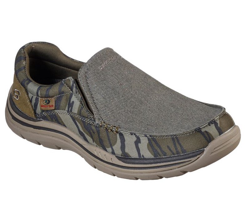 Skechers Relaxed Fit: Expected - Avillo - Mens Slip On Shoes Camo [AU-AJ1029]